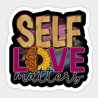 Mind Matters: Spread Positivity and Self-Care Awareness Sticker